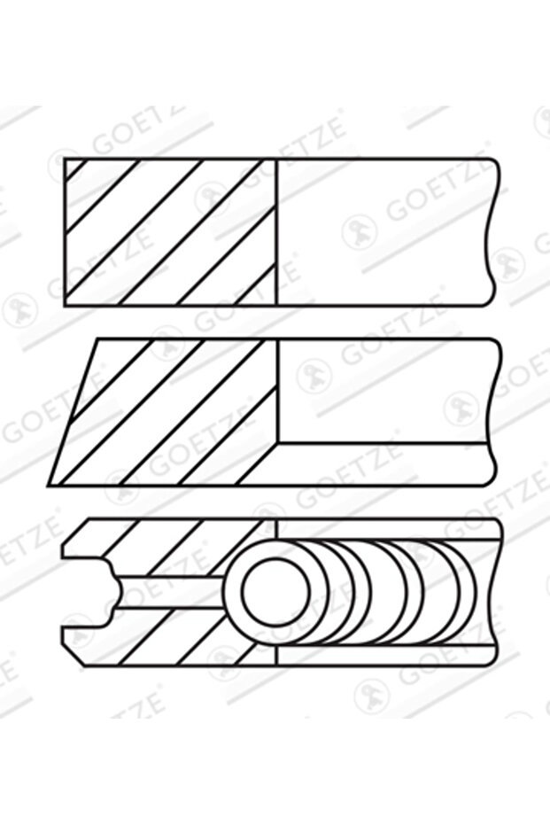 Set Segmenti Piston Bmw 1/2/3 Mini Mini - 1