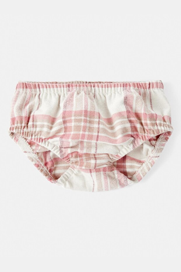 Kız Bebek Ekru Elbise Set - 6