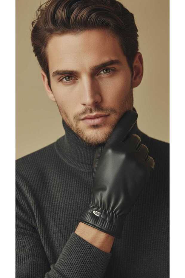 Erkek Suni Deri Eldiven - 1