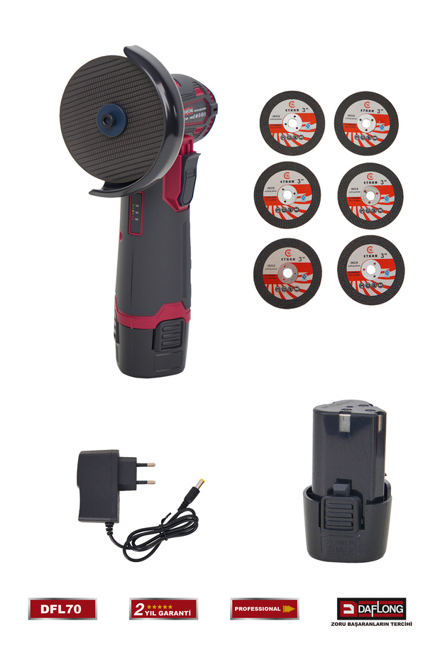 Daflong PRO BAKIR SARGILI 76MM MİNİ SPİRAL TAŞLAMA MAKİNASI DFL-70