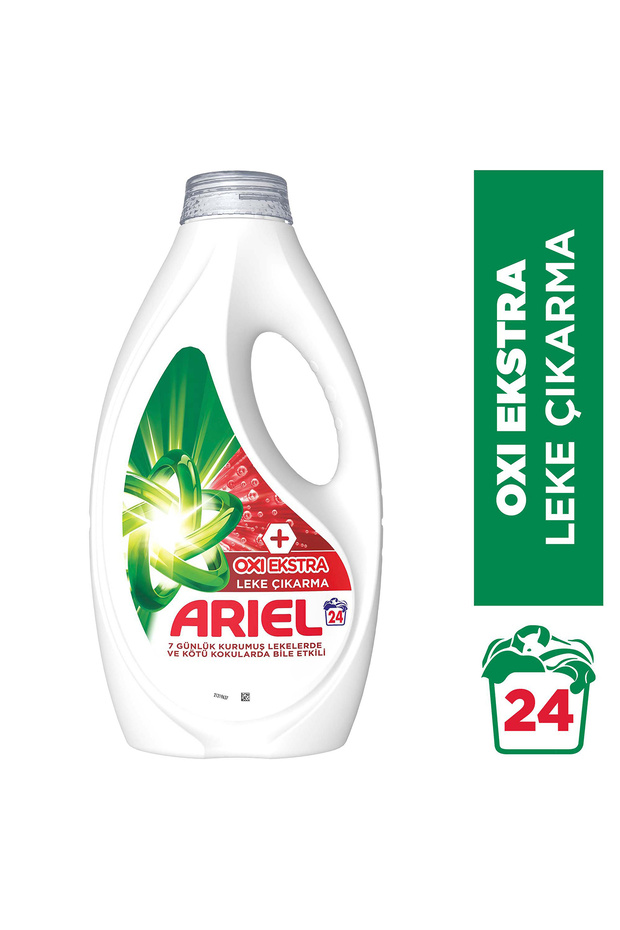 Ariel Oxi Extra Leke Çıkarma Sıvı Çamaşır Deterjanı 24 Yıkama