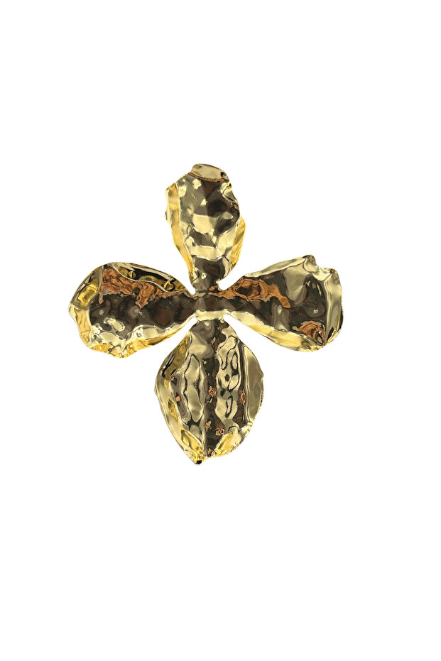 Statement Earrings Solid Gold Luxury - C4314 - 3