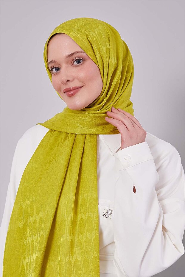 Lime Janjan Şal - 2