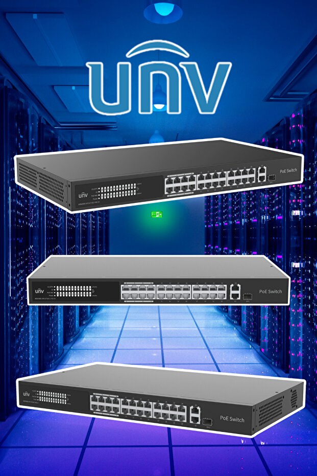 NSW3000-24T1GT1GC-LPOE-IN 24 Port 10/100Mbps Poe 250W Cloud Yönetilebilir Switch - 8