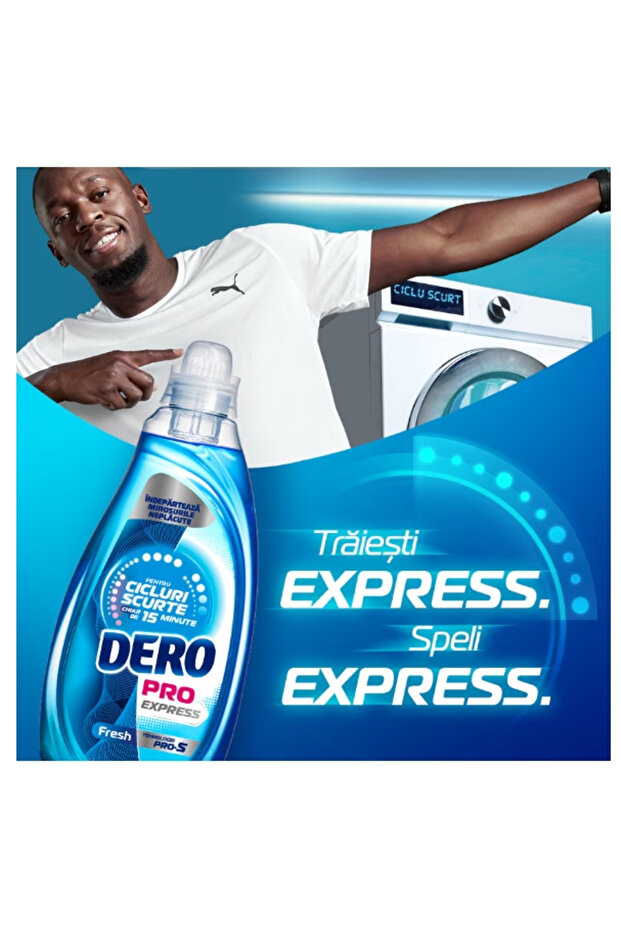 Automatic liquid detergent, pro express, fresh, 37 washes, 1.48L - 3