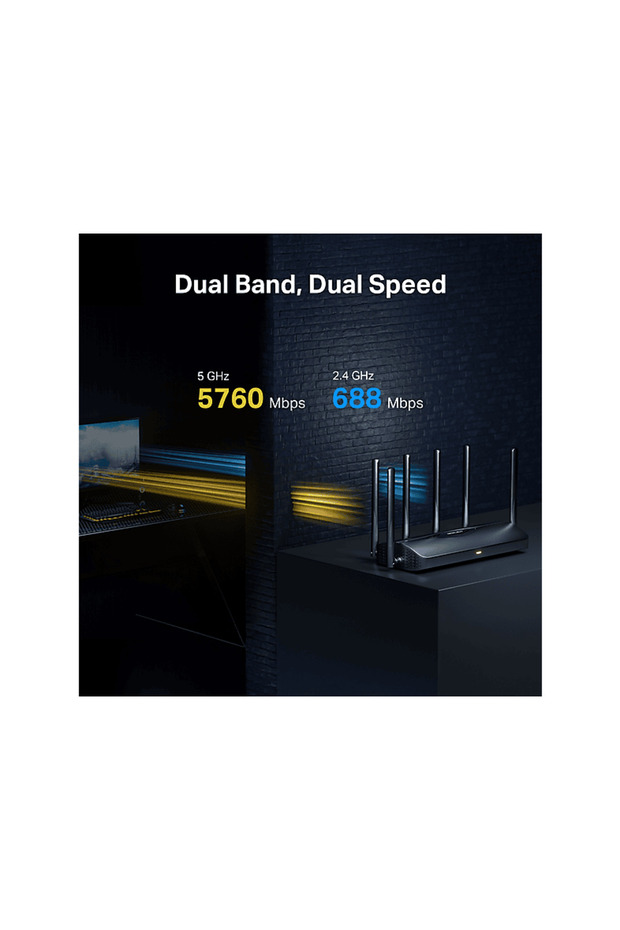 MR37BE | BE6500 Mbps | Dual-Band | Fiber Destekli | 2× 2.5G Port | Wi-Fi 7 Router - 4