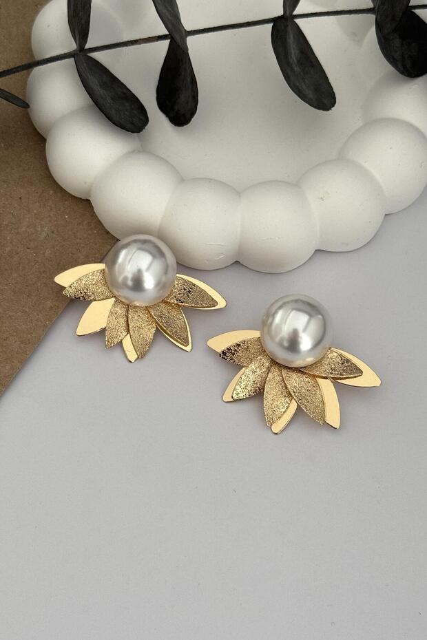 White Pearl Küpe - 1