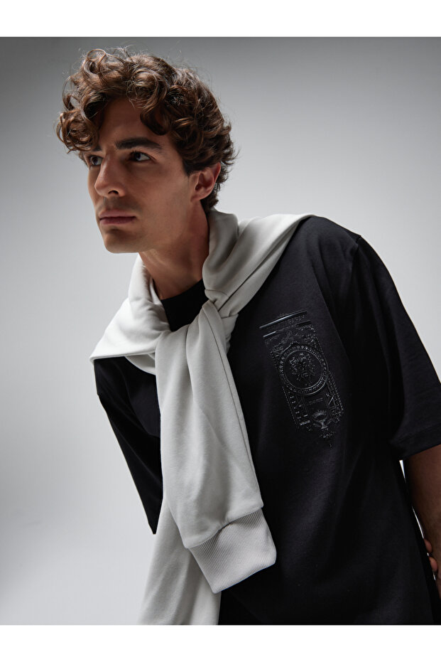 X Midground Erkek Basic T-Shirt E251228 - 1