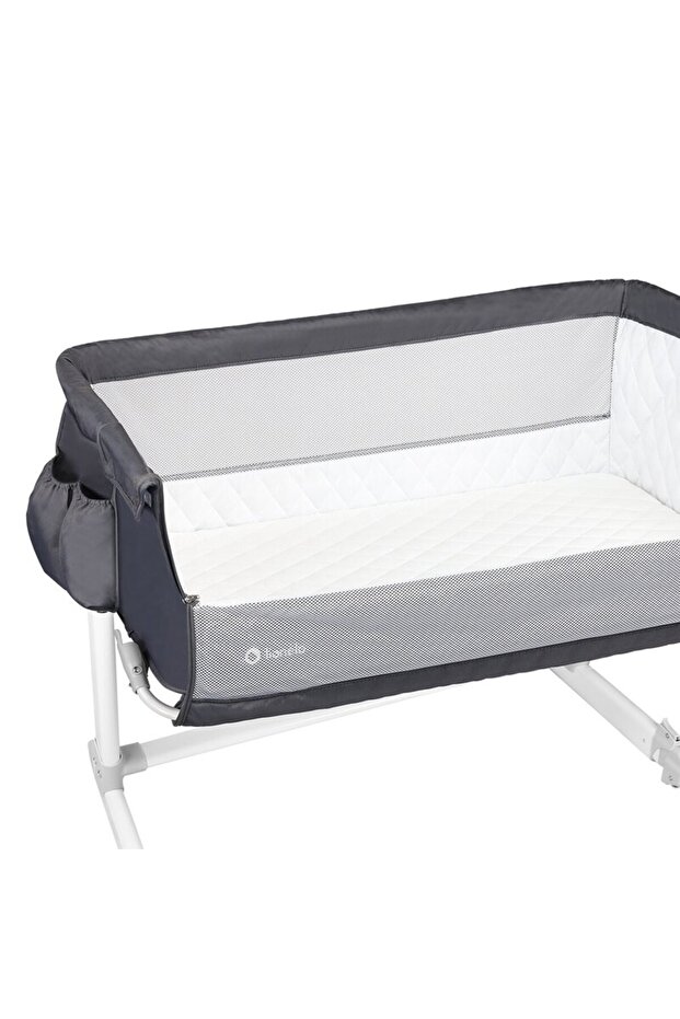 Co-sleeper crib, Lionelo, Theo, 2 in 1, With angle setting, Adjustable in 5 positions, Gray - 8
