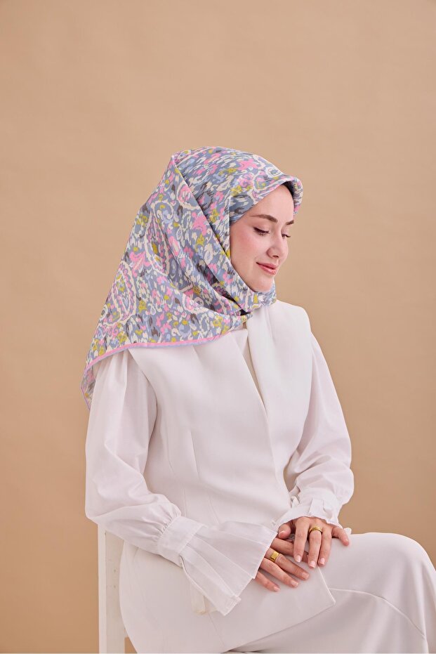 Twill İpek Eşarp 11478-21 - 4