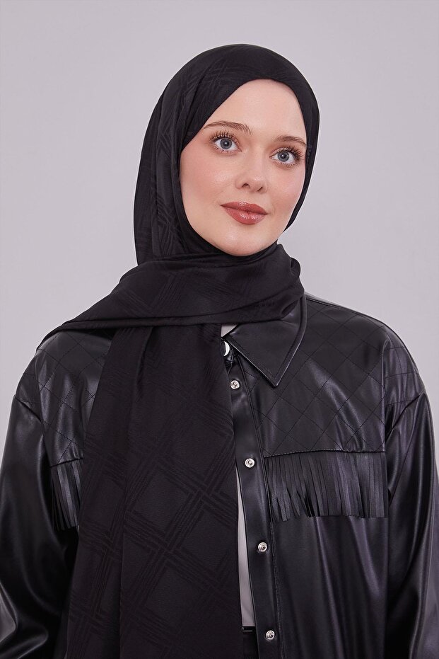 Siyah Jakar Şal - 3