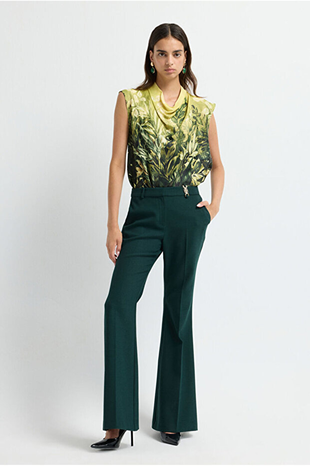 İspanyol Paça Pantolon - 1