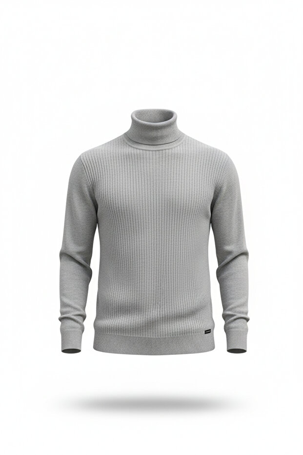 سترة رجالية كلاسيكية بياقة صياد منقوشة - 4