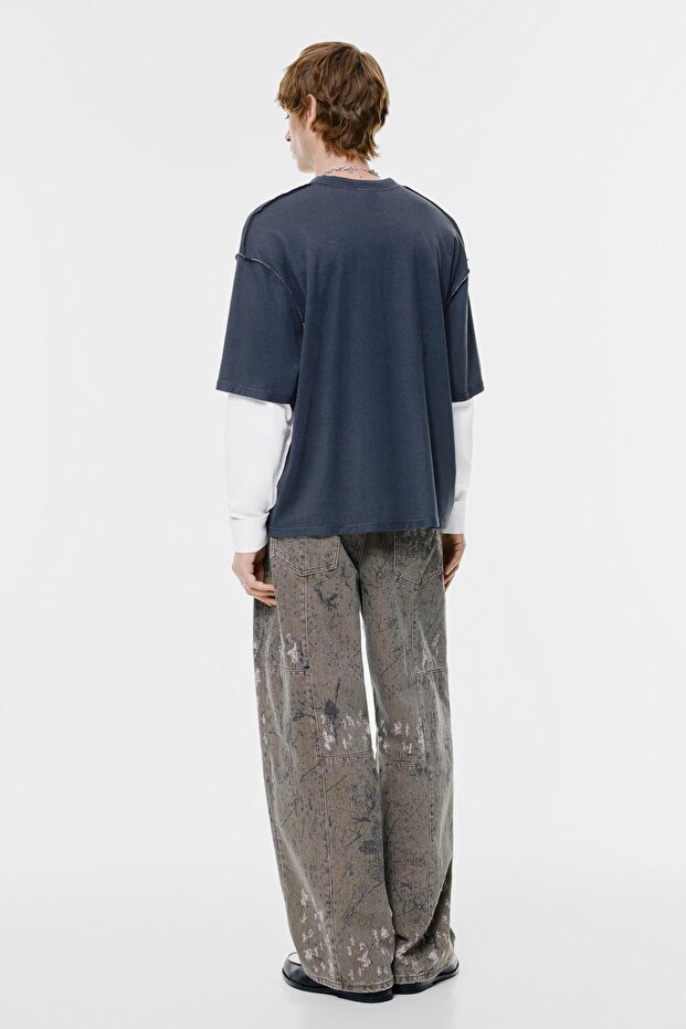 Çift kollu Santa Monica tişörtü - 4