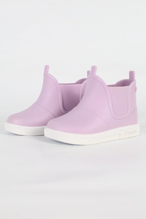 Baby Beatly-B Girl Lilac/White Rain Boots