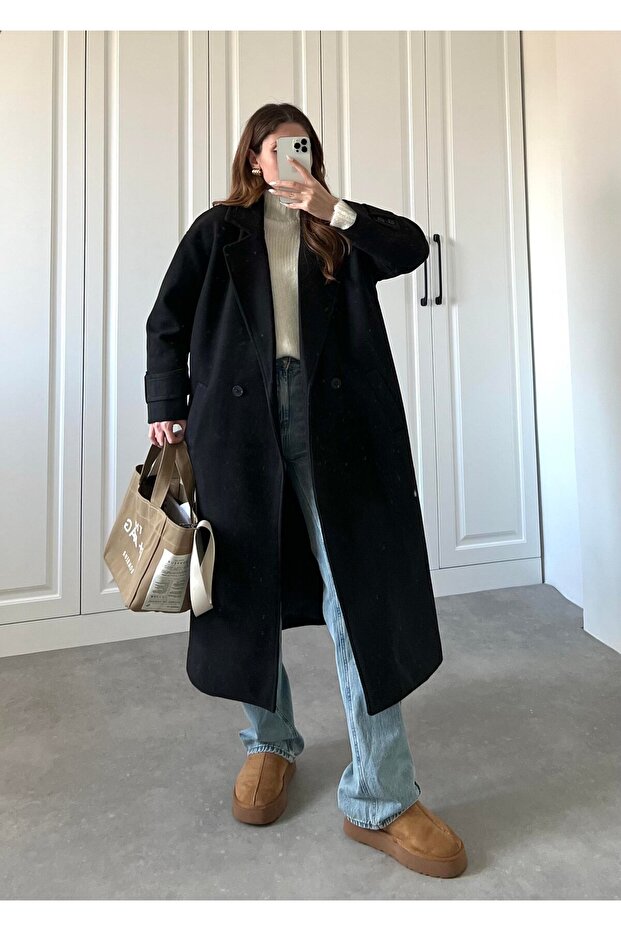 Premium Oversize Stamp Coat - 1