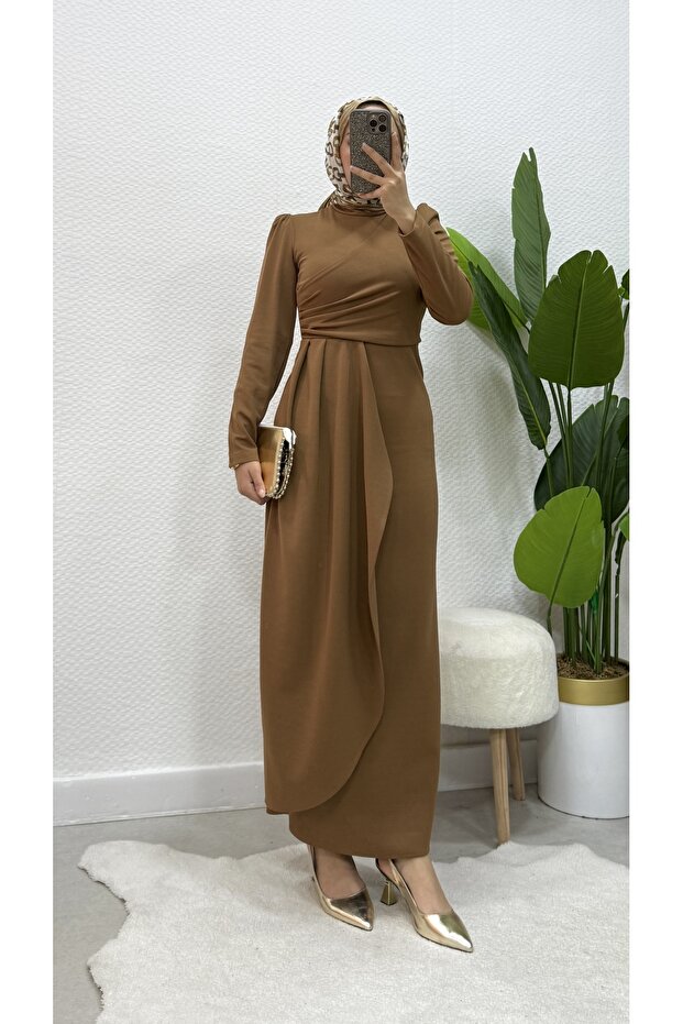 Scuba Special Design Hijab Dress