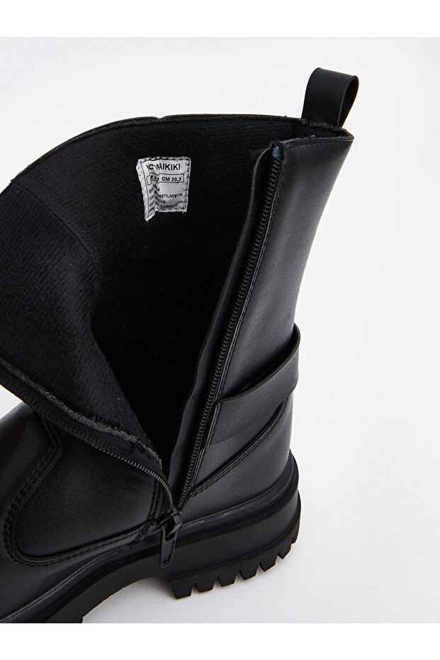 Deri Görünümlü Kız Çocuk Bot - 7