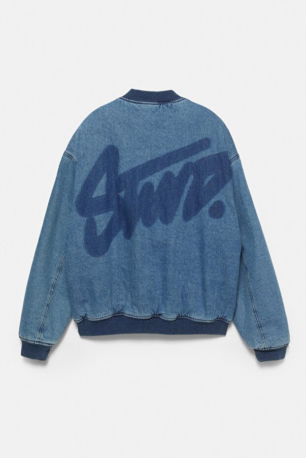 STWD bomber denim ceket - 8