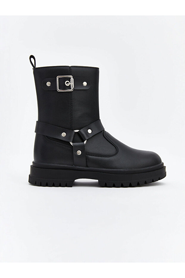 Deri Görünümlü Kız Çocuk Bot - 2