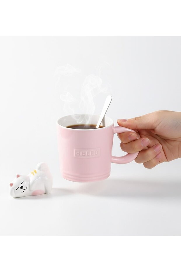 Tatlı Pati Temalı Seramik Kupa - 3