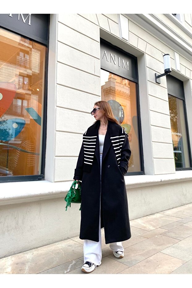 Premium Oversize Stamp Coat - 7