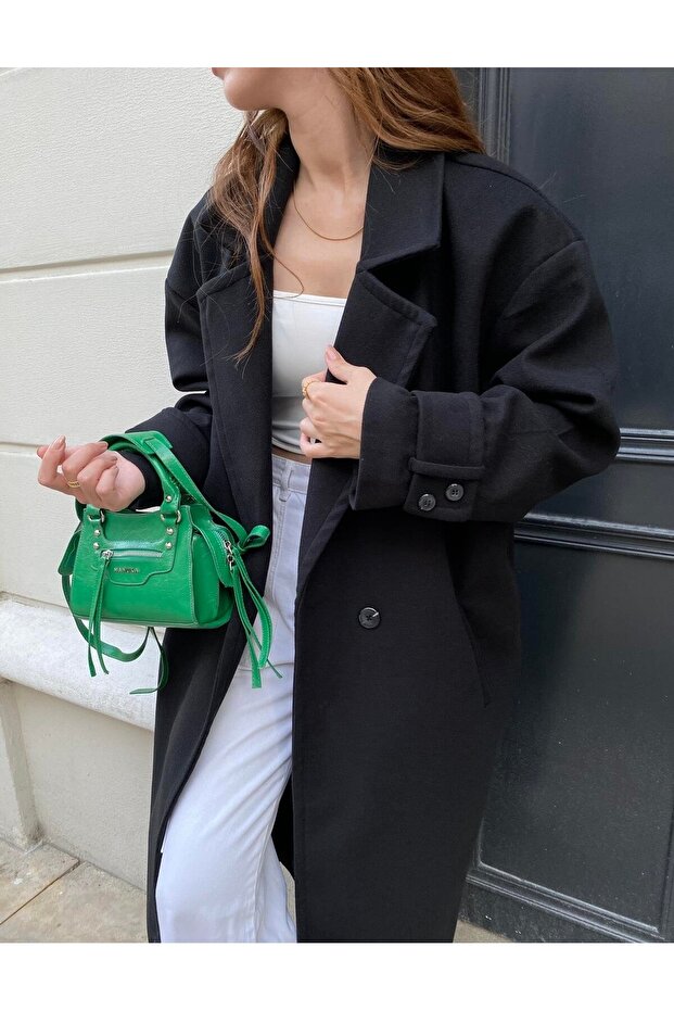 Premium Oversize Stamp Coat - 4