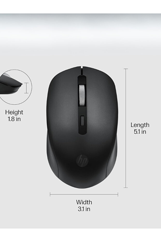 HP 1000 Wireless Mouse - 6