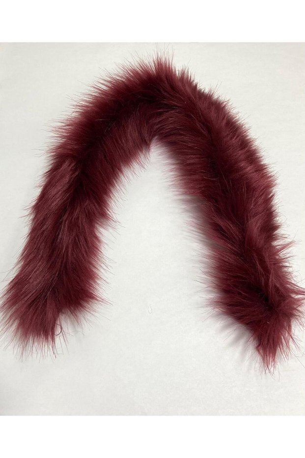 Hood Fur Burgundy