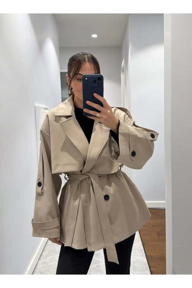 Premium Kısa Trenç - 1