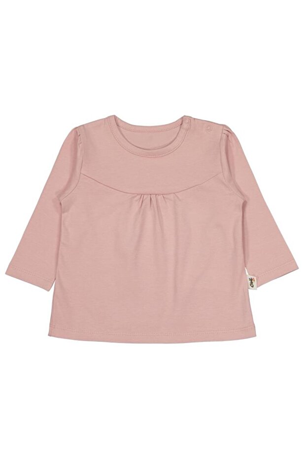Front Parted 6-18 Months Girl's Single Top - Lilac 12-18 Months