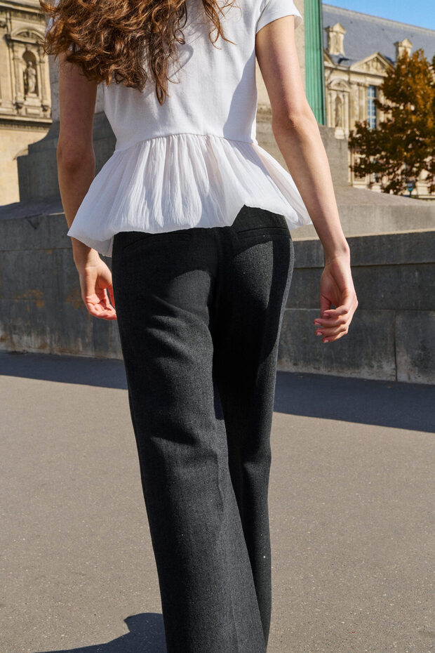 İşlemeli Pantolon - 5