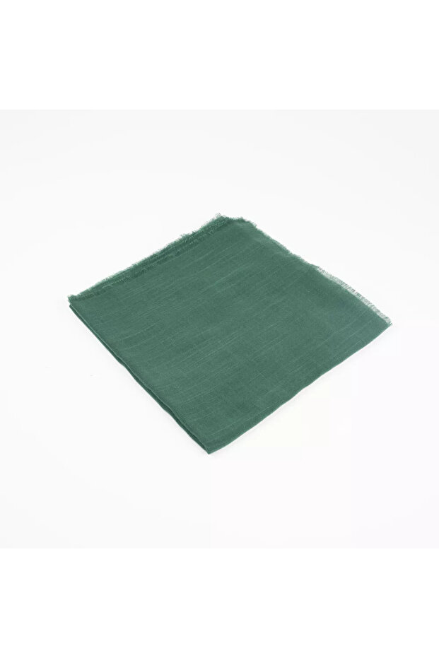 Flameli Cotton Scarf (96X96 Cm. Green)