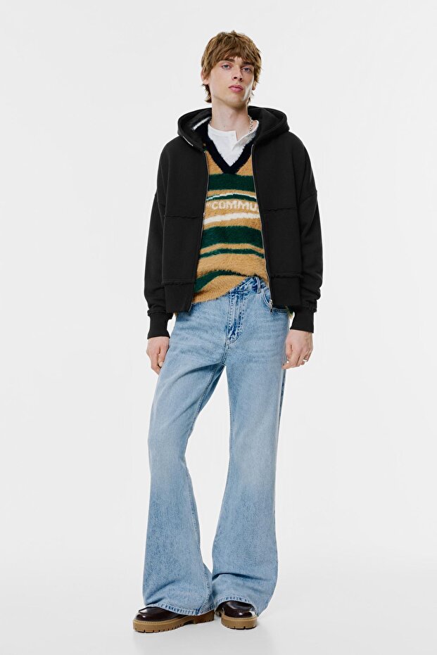 STWD Studio fermuarlı kapüşonlu sweatshirt - 3