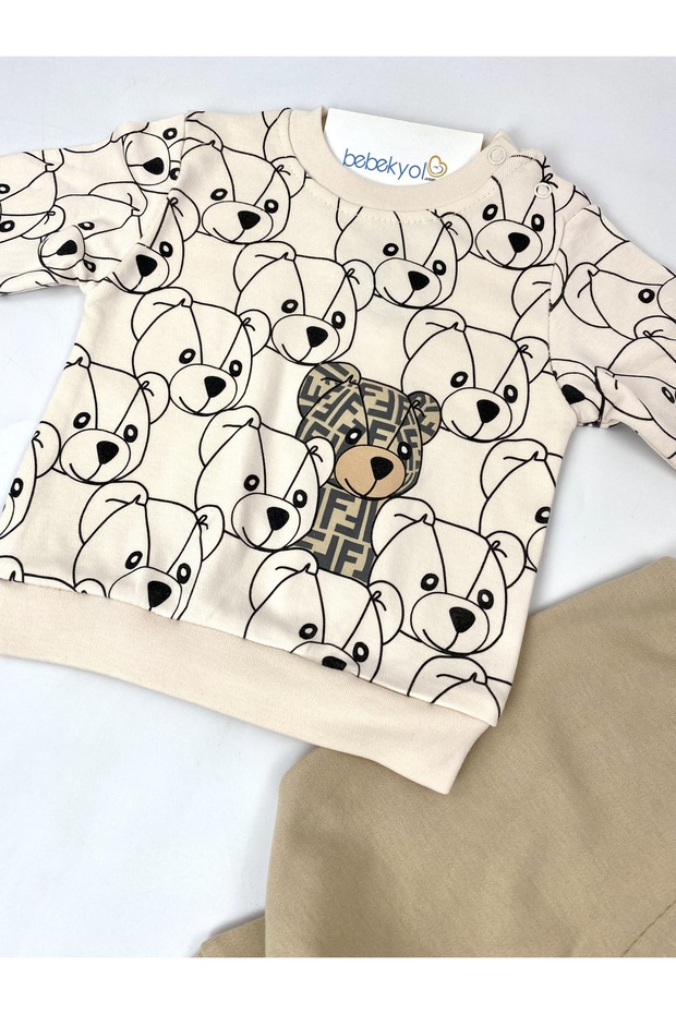 Bear Patterned Baby Set - 5