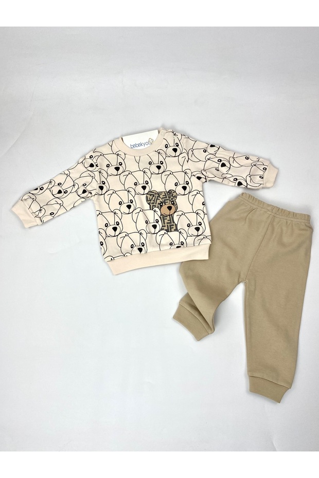 Bear Patterned Baby Set - 2