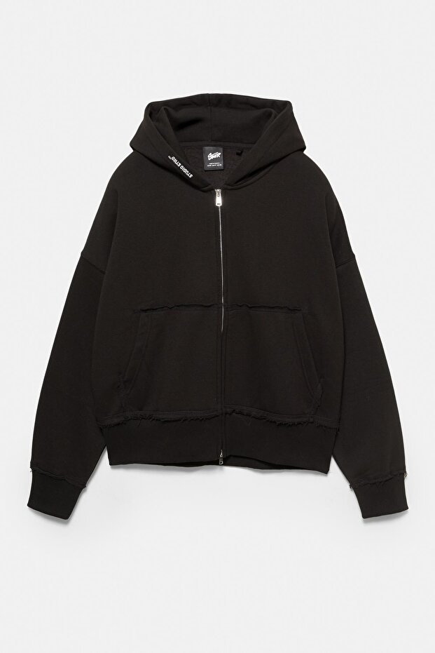 STWD Studio fermuarlı kapüşonlu sweatshirt - 8