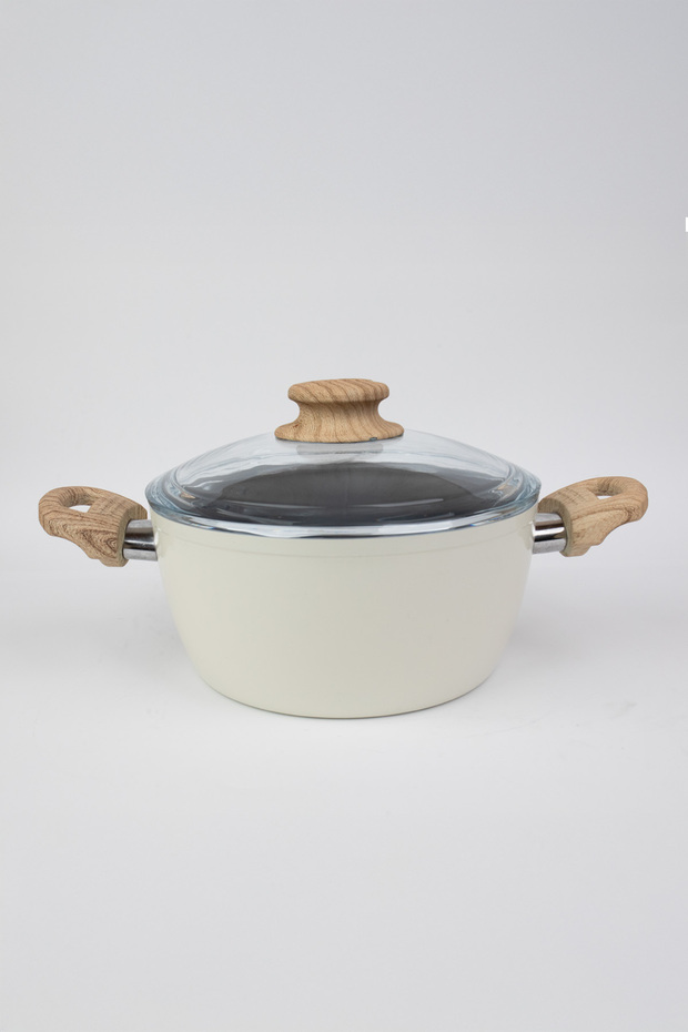 وعاء سيراميك كريستالي 24 سم - 1