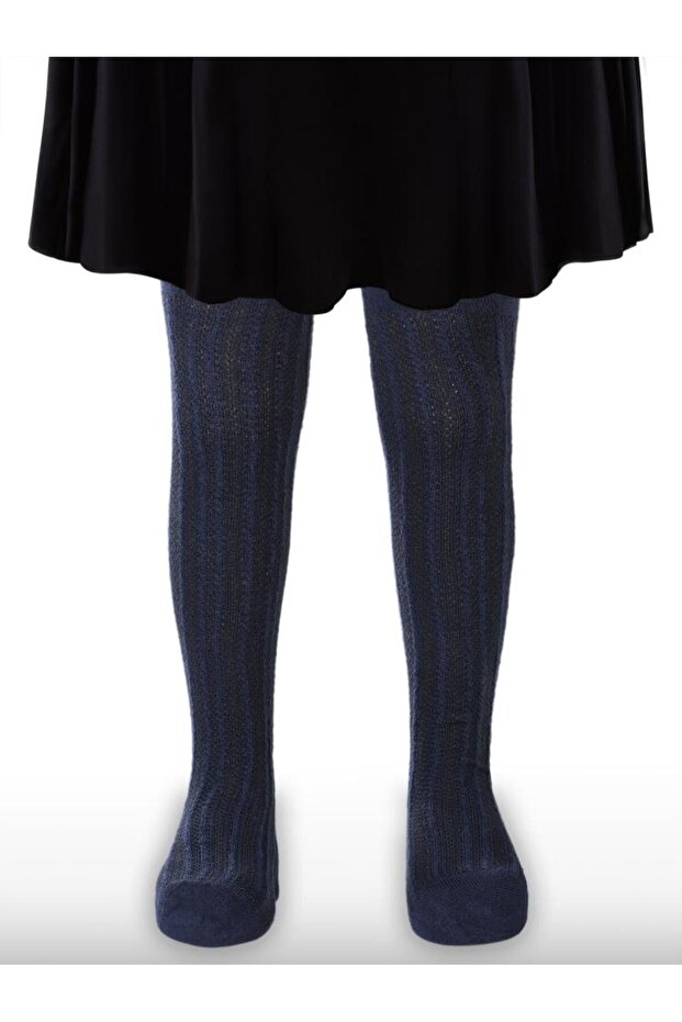 Civil Girls' Rea Girls' Pantyhose | School Nursery and Daily Use - Navy Blue