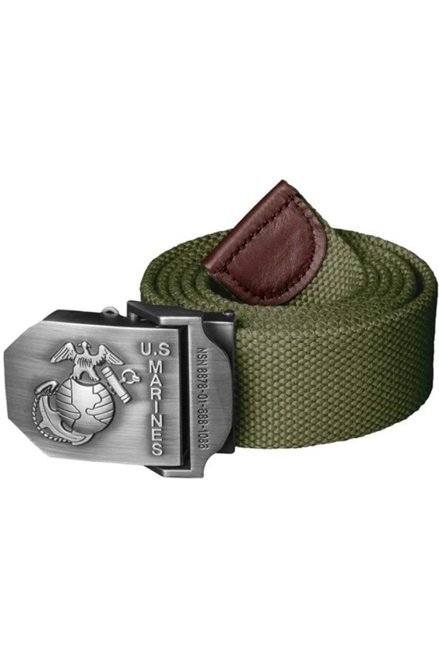 Military Style Metal Buckle Belt