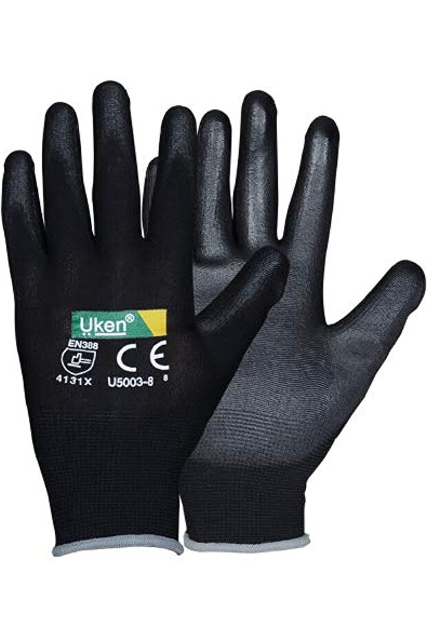Gloves Black Grip (Medium) - 1