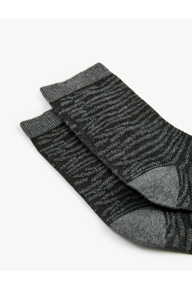 Cotton Patterned Socks - 3