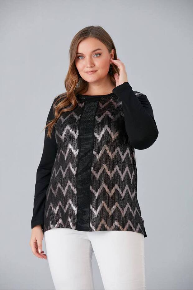 Elegant Hooded Women's Sports Plus Size Blouse