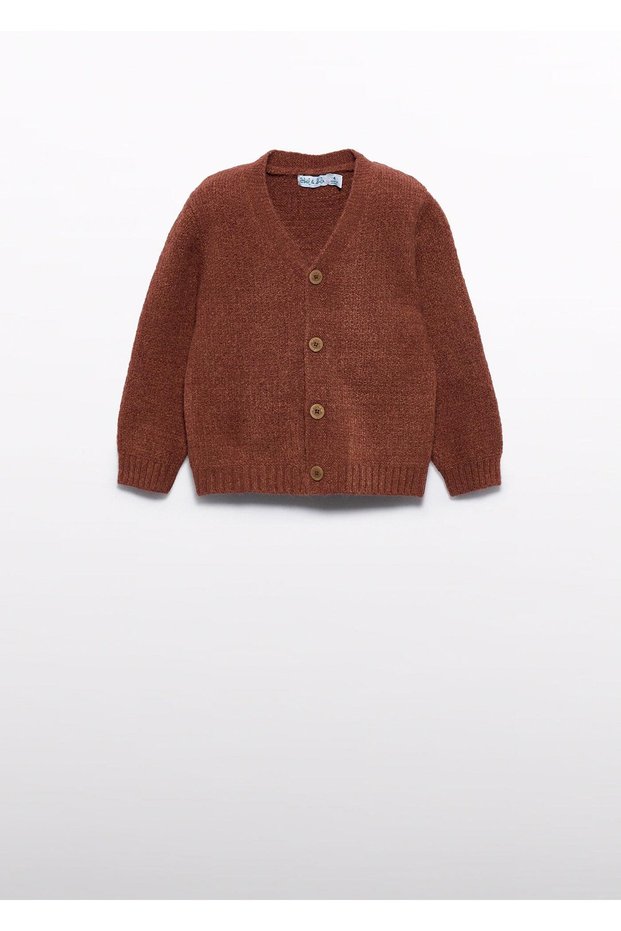 Mayoral Abel&Lula Girls' Knitwear Cardigan Brown