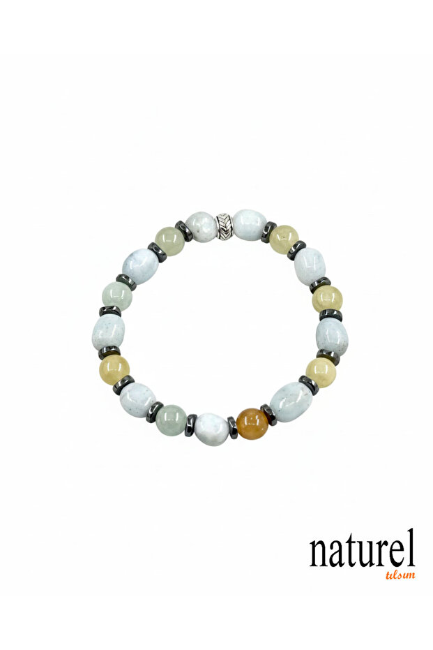 Heliodor & Aquamarine Natural Stone Bracelet