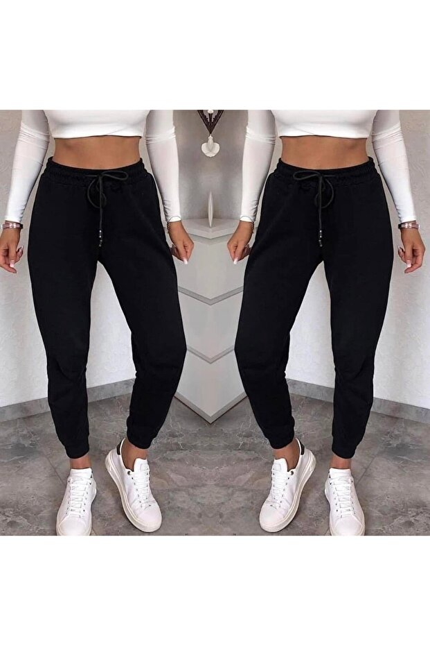 Thick padded sweatpants - 1