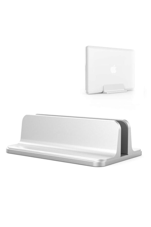 Vertical Laptop Stand,Desktop Aluminum Notebook Stand with Adjustable Dock Size, Fits All MacBook, Surface,and Laptops