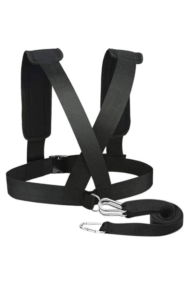 ECVV Anti-Resistance Training Belt Running Assist Speed Practice Pull Belt Weight Bearing Equipment Exercise Strap