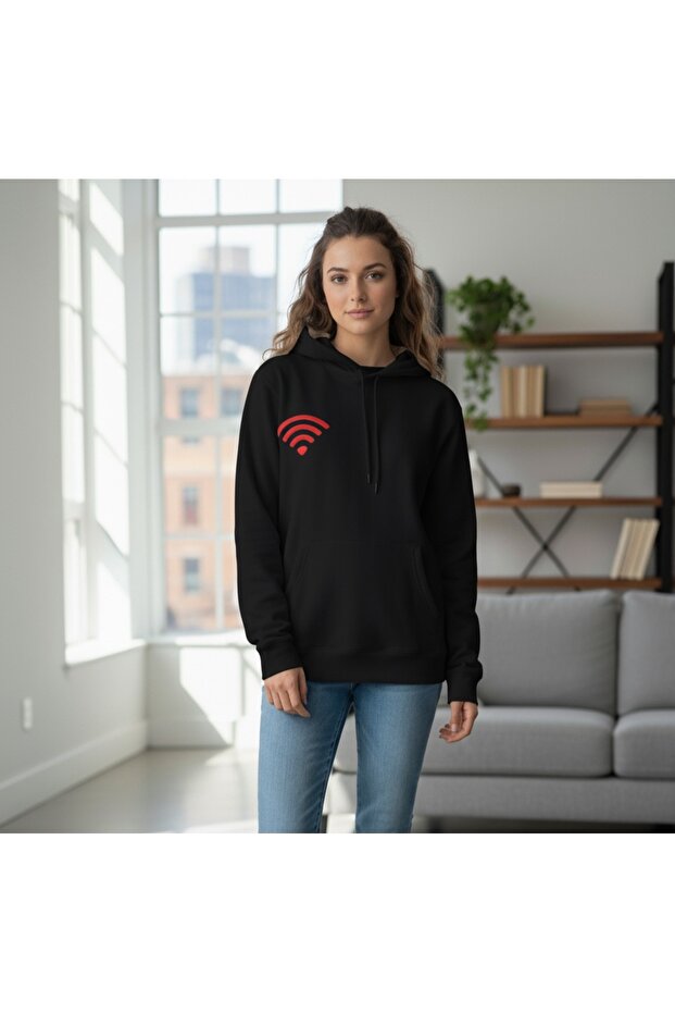 WiFi Kalp Sweatshirt