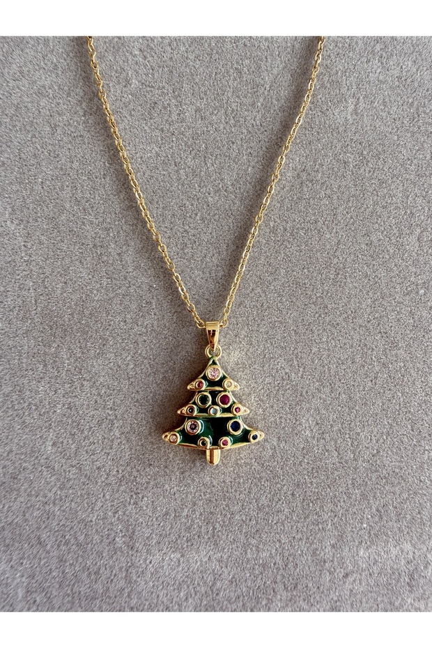 Christmas Pendant Christmas Themed Colorful Stone Christmas Tree 45 cm